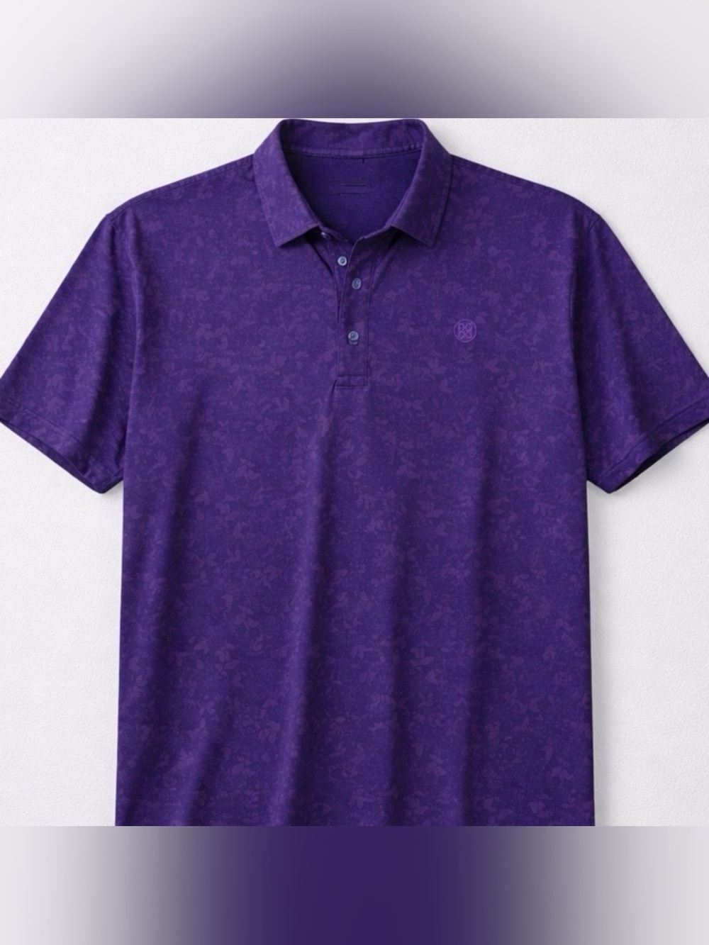 G/FORE Floral Performance Polo Shirt
Mens size Medium Purple